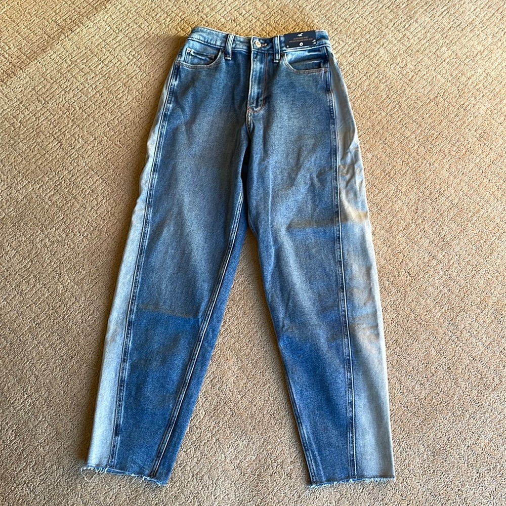 Hollister High rise mom jeans